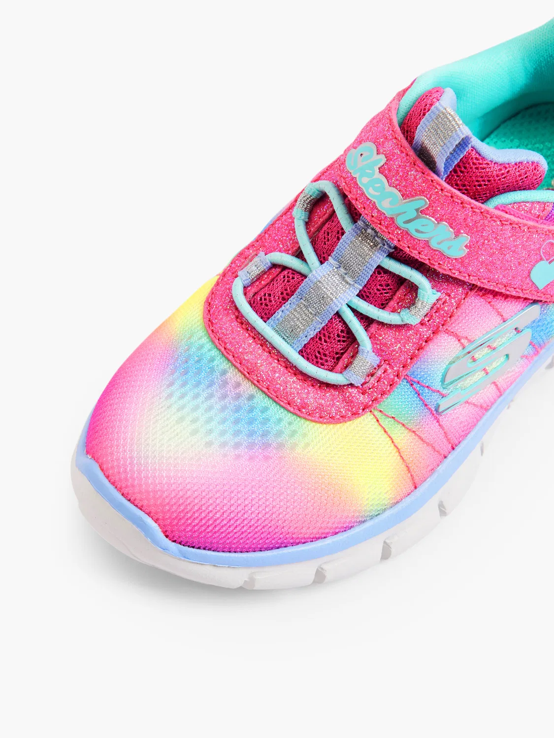 Детские кроссовки с эластичной шнуровкой Skechers VIM, розовый — фото 2