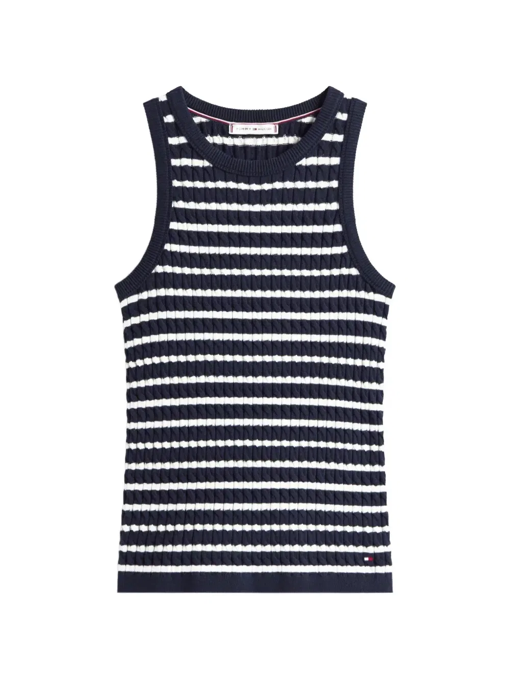 Вязаный джемпер в полоску Tommy Hilfiger, синий