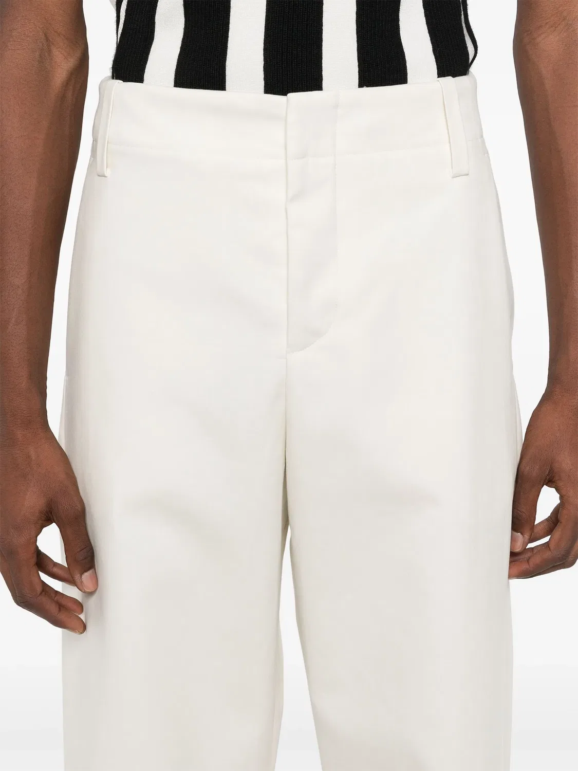 Брюки прямого кроя нейтрального цвета Jacquemus, нейтральный — фото 2