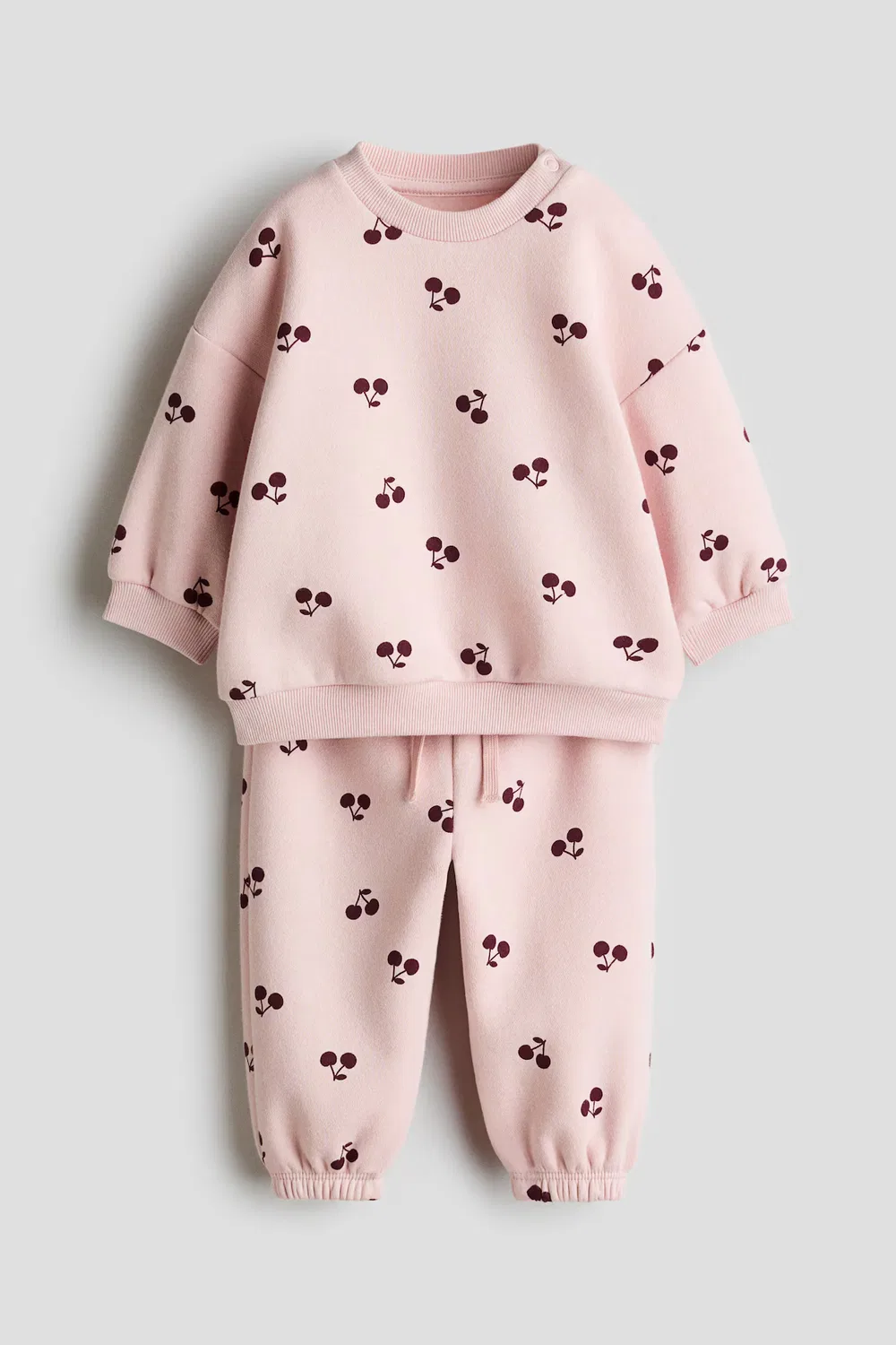 Комплект из двух толстовок с принтом H&M, Hellrosa/Kirschen