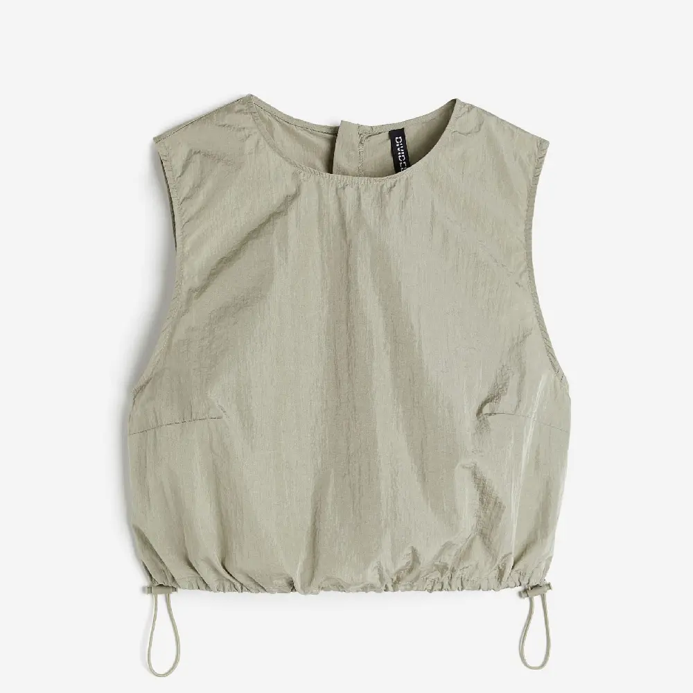 

Топ H&M Crop, светло-зеленый