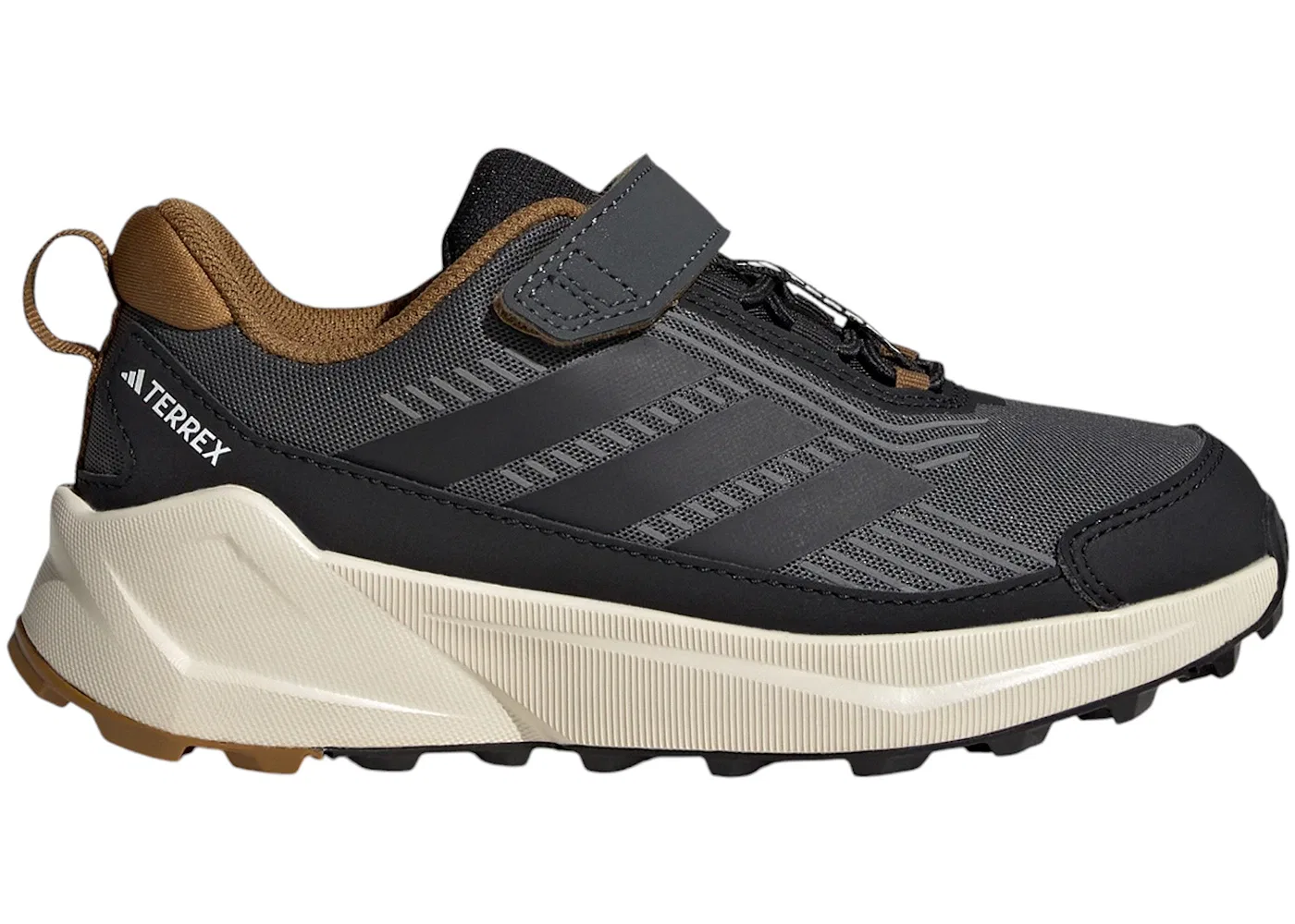 Детские кроссовки для бега с трековой подошвой Adidas Terrex Trailmaker 2, Grey Six Core Black Bronze Strata