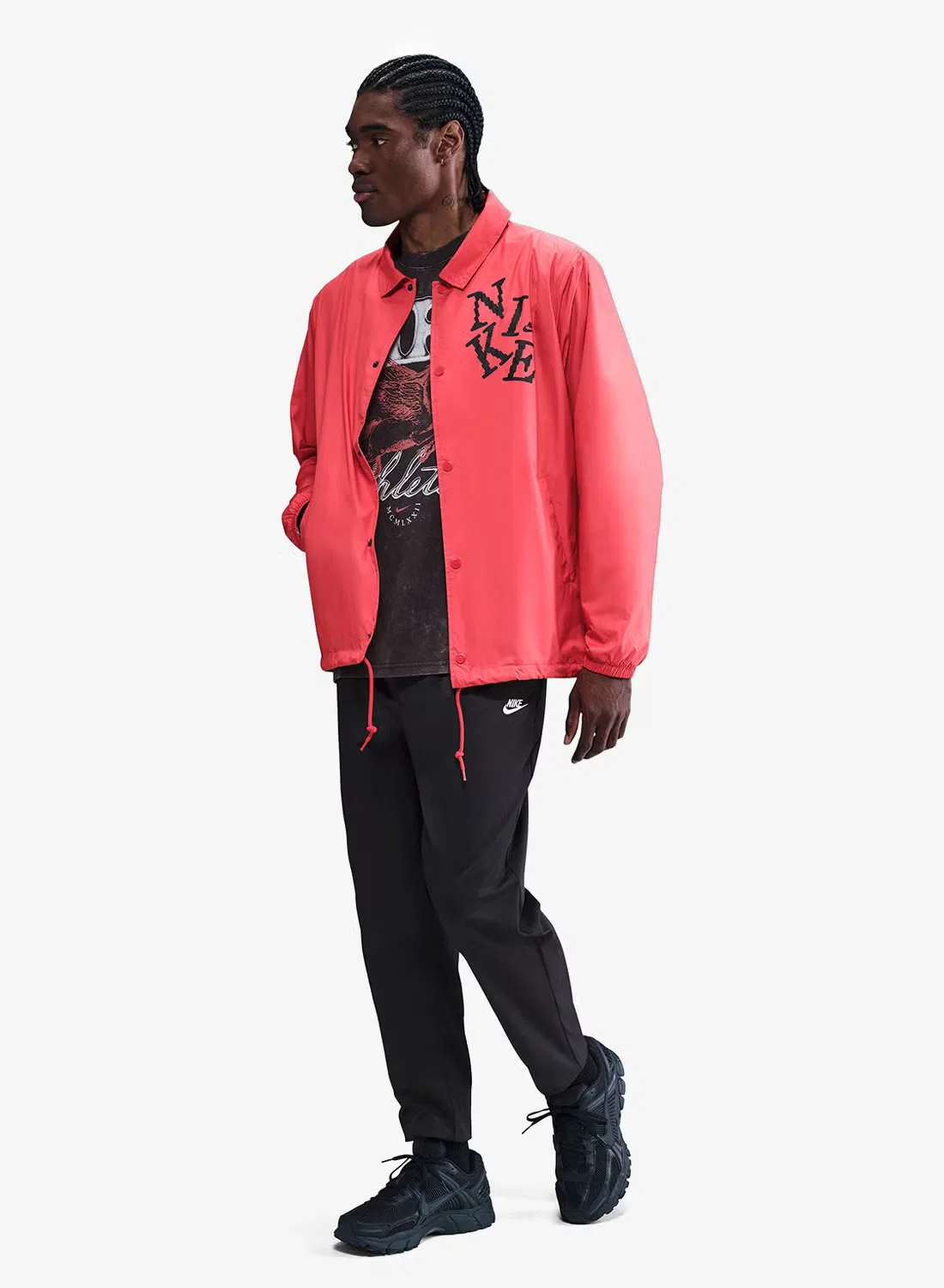 Брюки зауженные Club taper Nike, черный