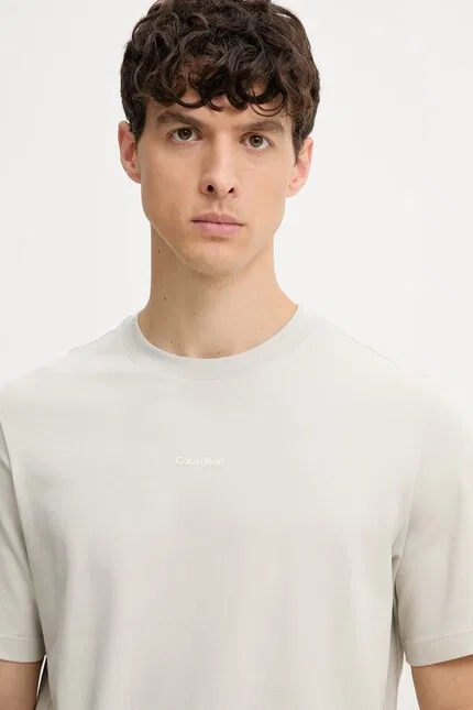 Футболка из мягкого хлопка Calvin Klein, серый — фото 4