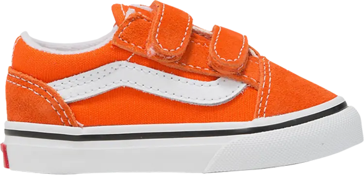 

Кроссовки Old Skool V Toddler 'Red Orange', оранжевый