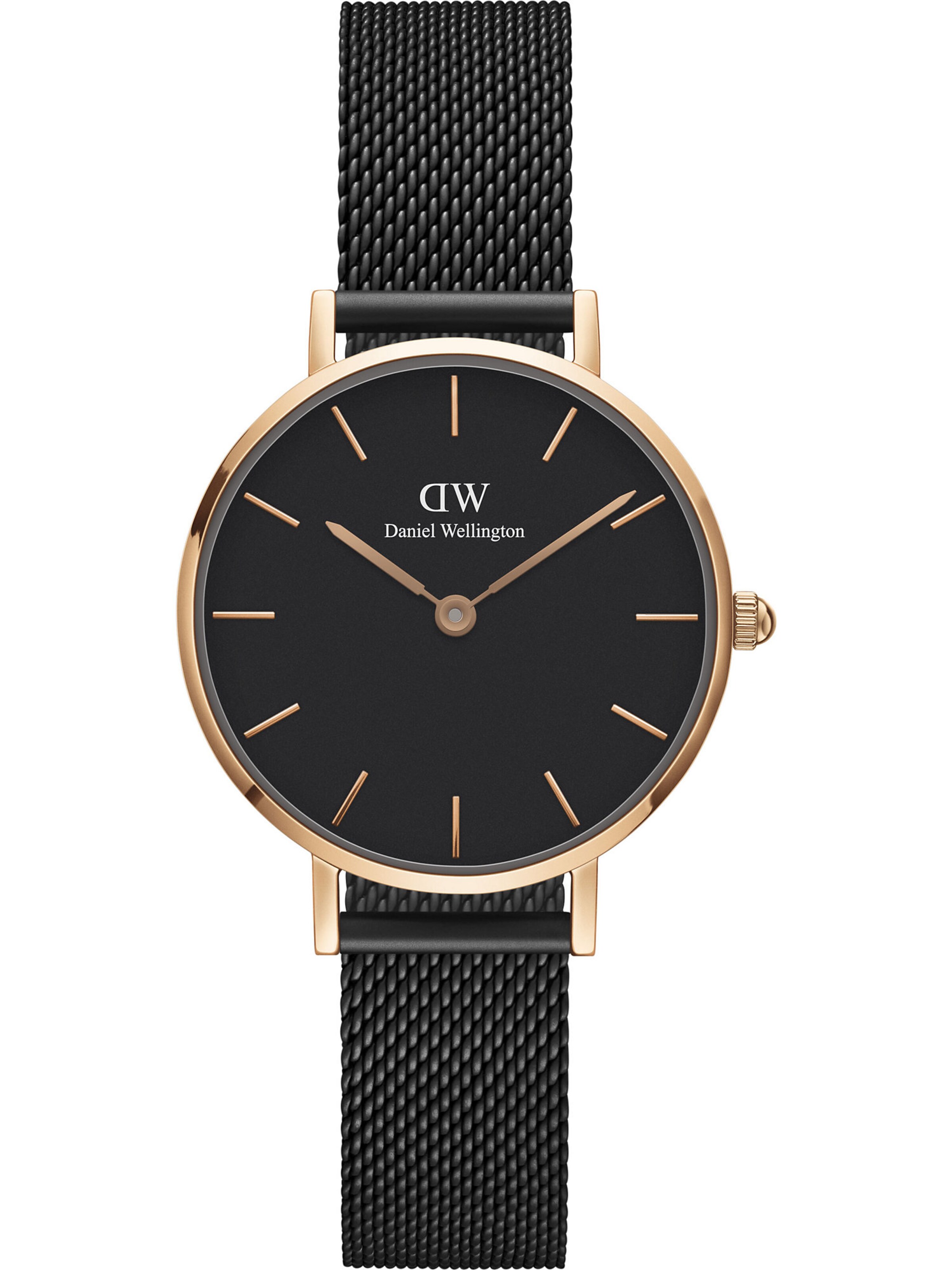 

Daniel Wellington Часы Analog 'Classic Petite 28 Ashfield DW00100245' в черном цвете