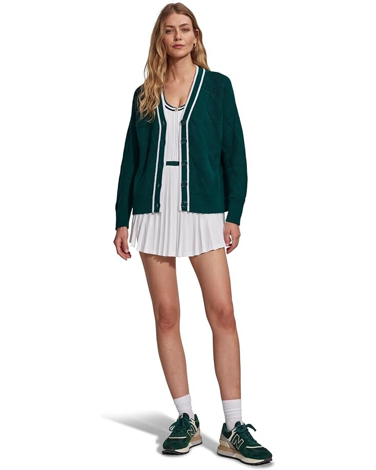 

Свитер Varley Dorset Relaxed Knit Cardigan, цвет Forest