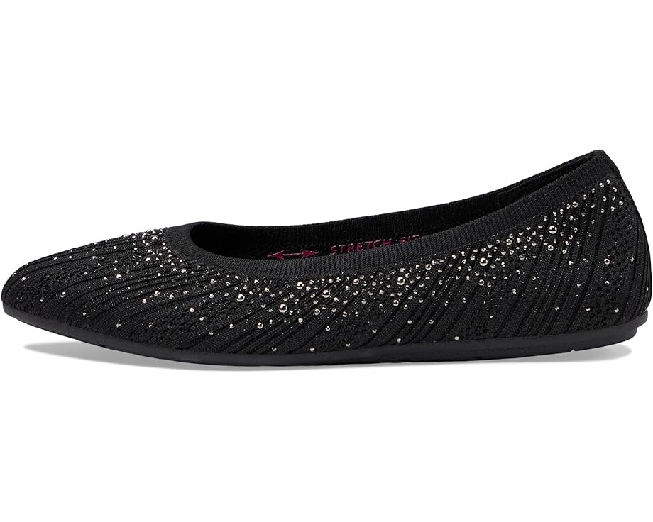 Туфли на плоской подошве SKECHERS Cleo 2.0 - Glitzy Daze, цвет Black Sparkle — фото 4