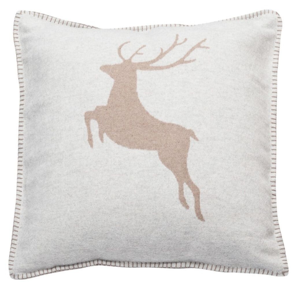 

Чехол на подушку David Fussenegger Sylt 'Deer' 50 x 50 см из фетра - светло-серый
