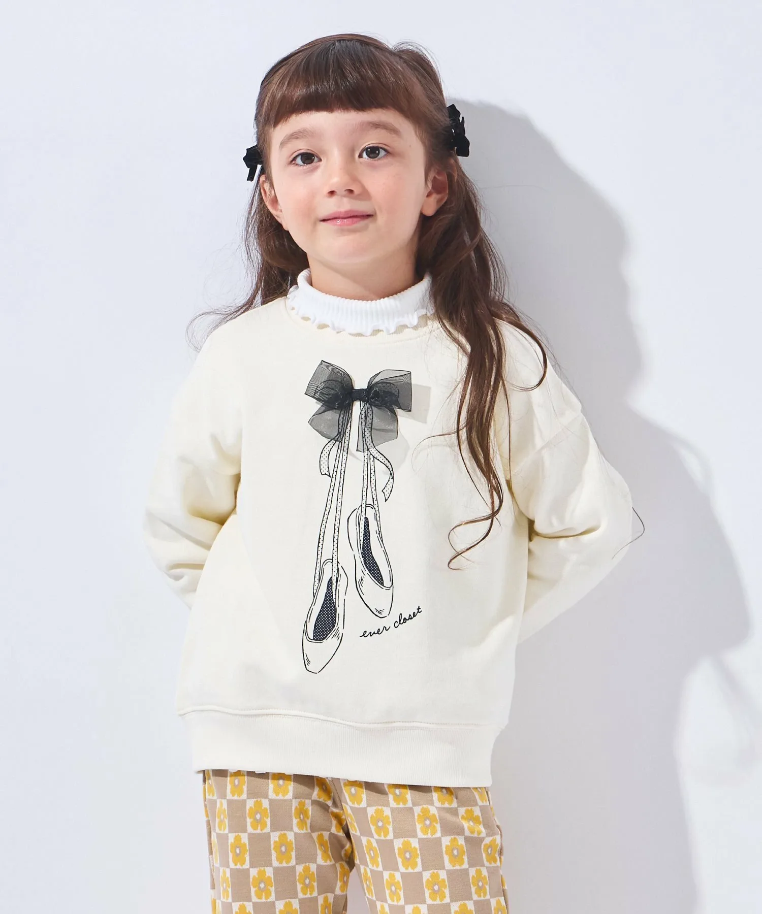 Свитшот с девичьим мотивом Ever Closet, Ballet White