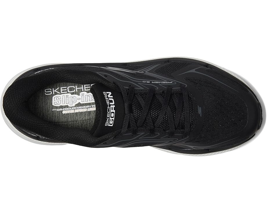 Кроссовки SKECHERS Max Cushioning Premier 2.0 Overland Hands Free Slip-Ins, черный/белый — фото 2