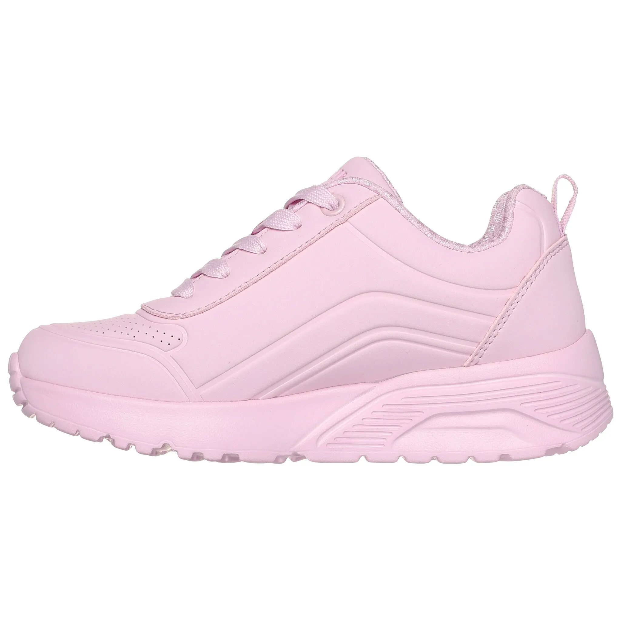 Кроссовки Skechers «UNO LITE», кроссовки на платформе, массивные кроссовки, кроссовки на танкетке с крутой подошвой, светло-розовый — фото 4