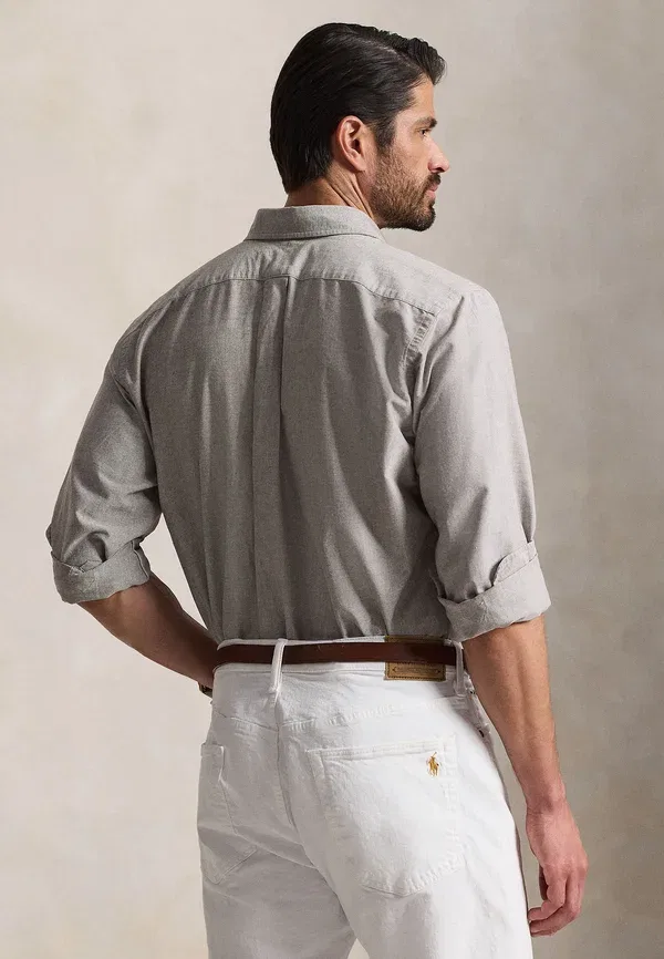 Рубашка оксфорд Polo Ralph Lauren Big & Tall, мускатный коричневый — фото 3