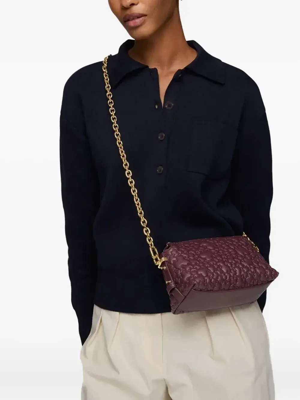 

Сумка-тоут Puffy Bear Tous, фиолетовый