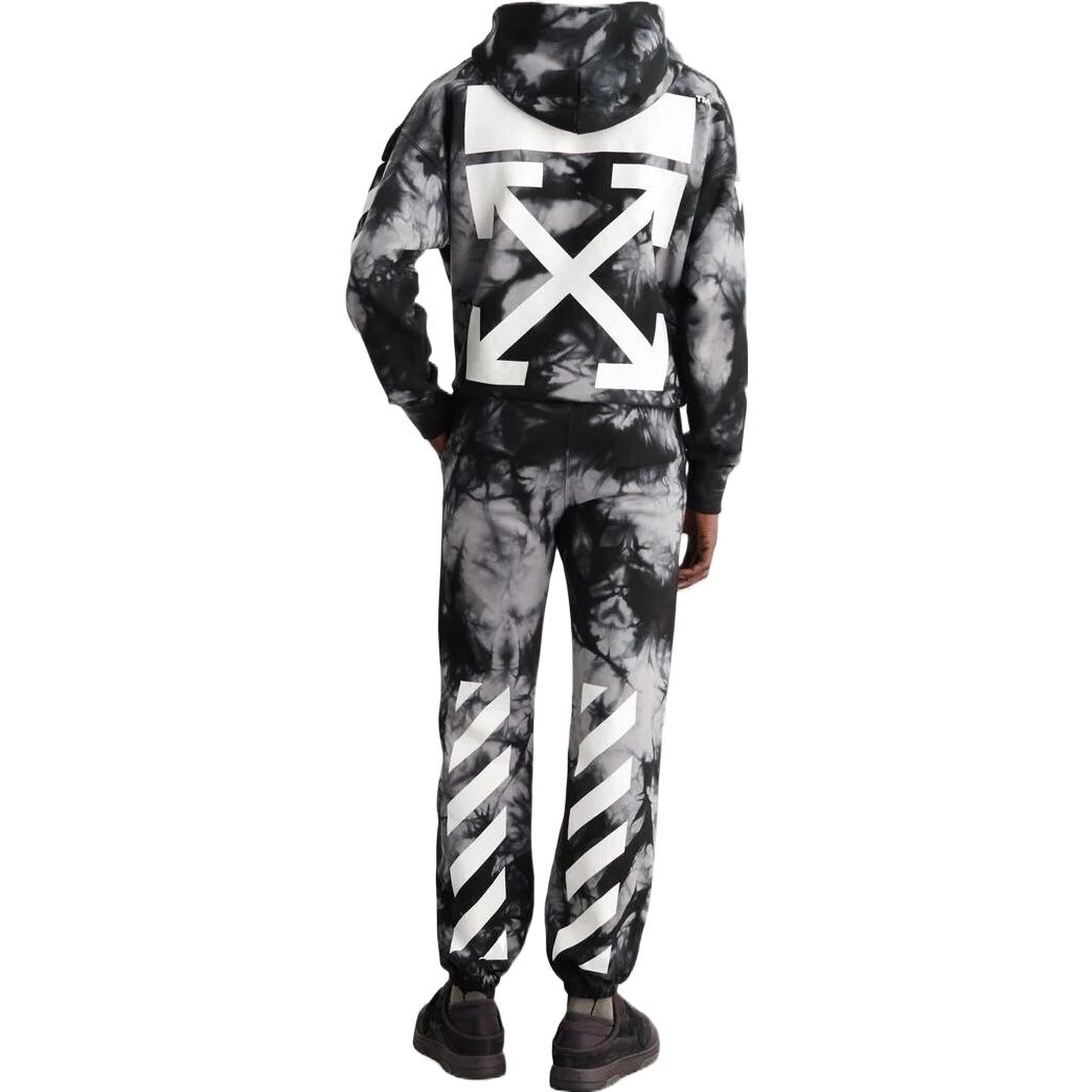 Штаны спортивные Off-White мужские, черный / серо-белый — фото 3