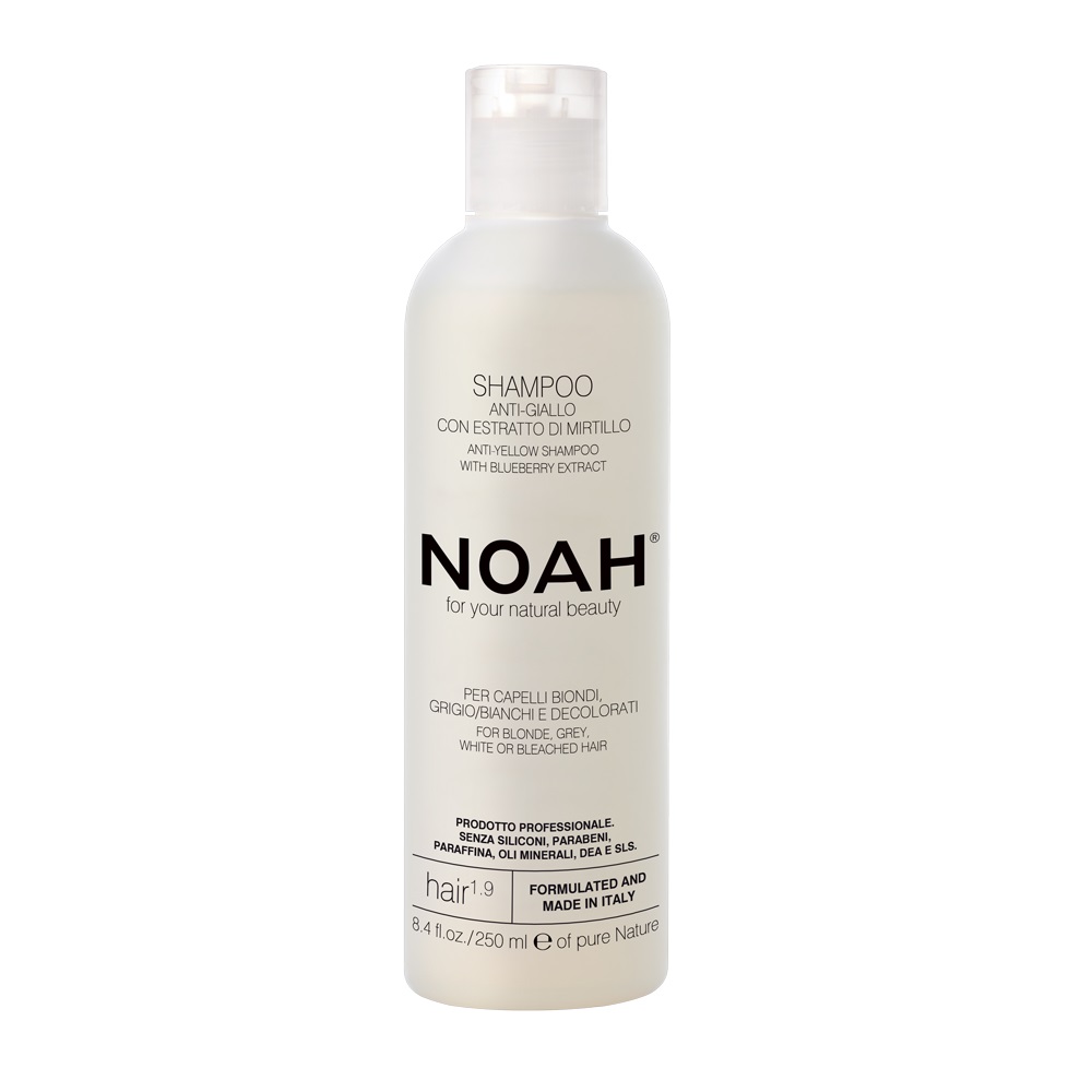 

Шампунь для волос, нейтрализующий желтизну 1 9 anti-yellow shampoo Noah, 250 мл