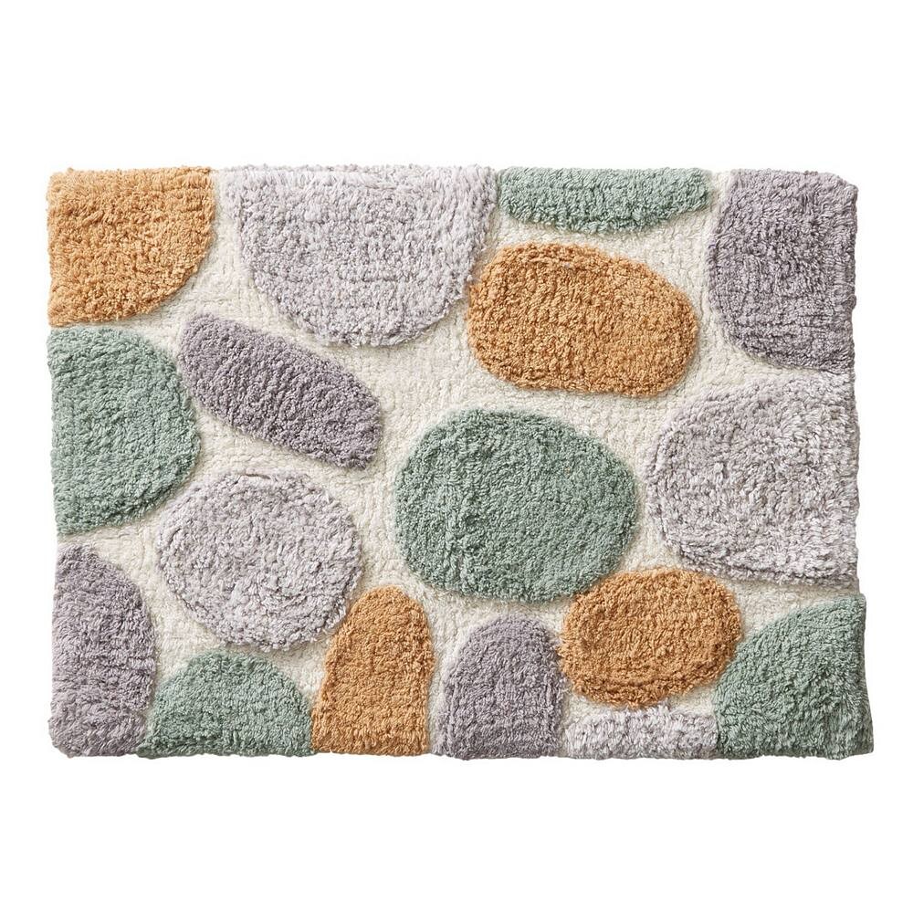 

Коврик для ванной Brylanehome Pebbles BrylaneHome, цвет Green Charcoal Almond