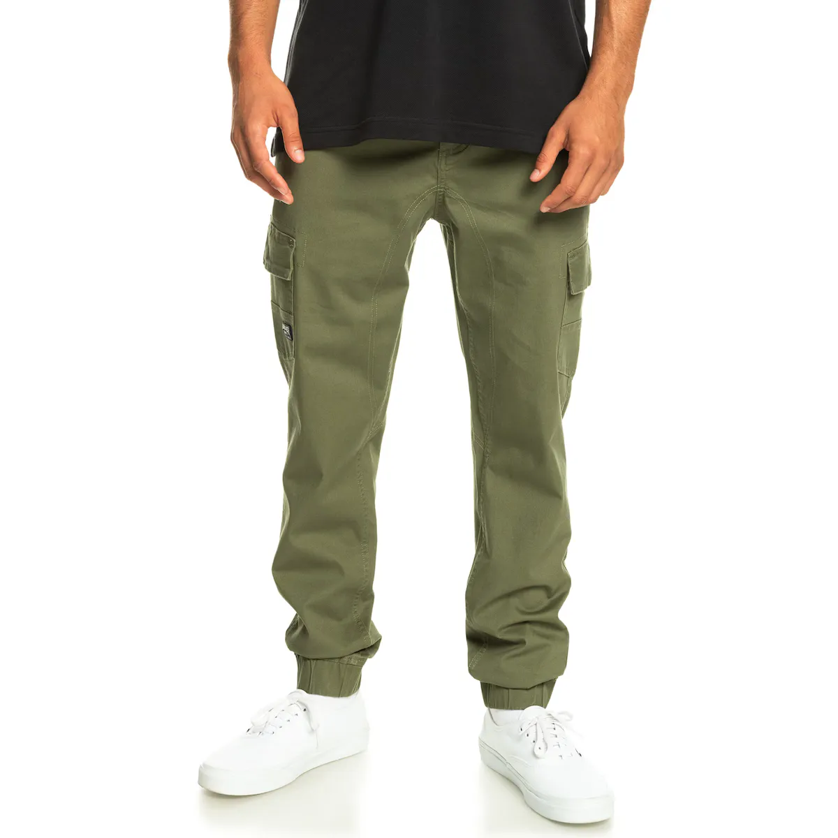 

Мужские брюки Quiksilver MW с манжетами, зеленый