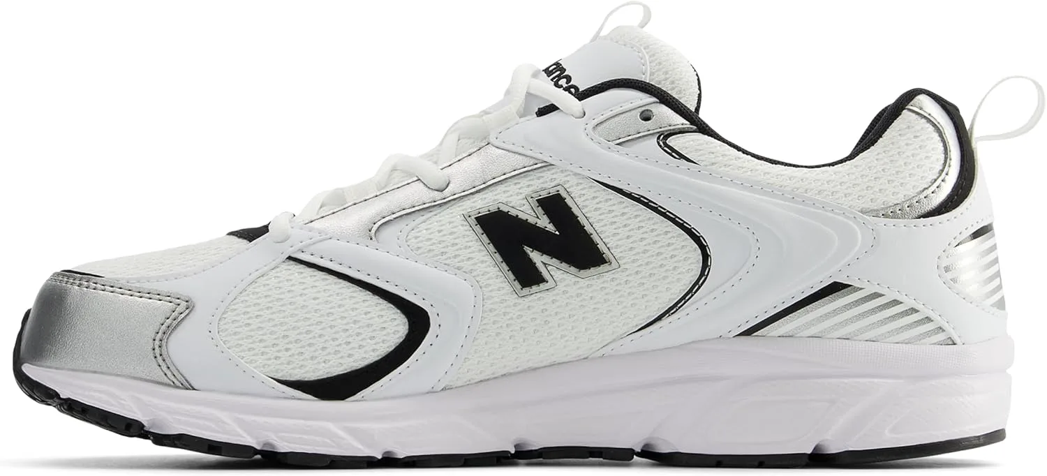 Мужские кроссовки New Balance 408 V1, белый/черный/серебристый