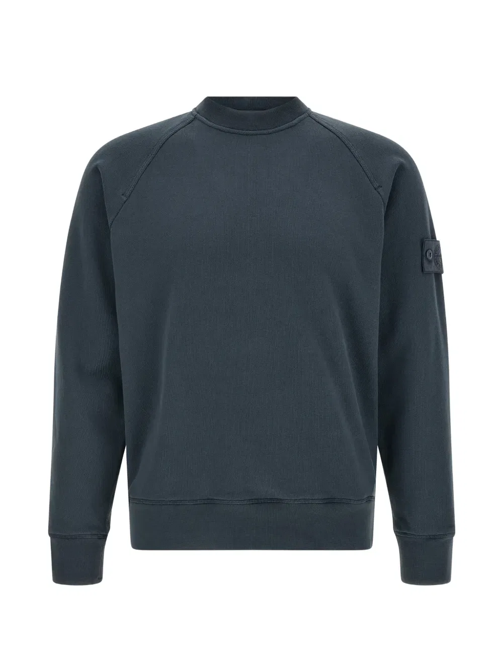 Хлопковая толстовка с нашивкой в виде призрака Stone Island, синий