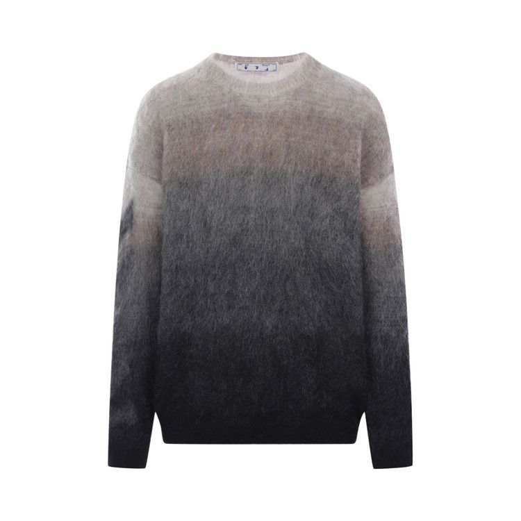 

Свитер Off-White Diag Brushed Knit Crew, Dark Sand/Black