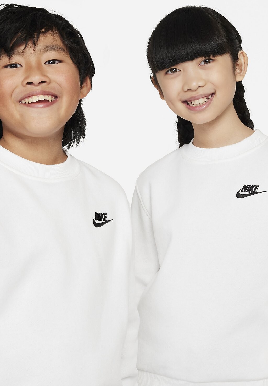 Толстовка CLUB CREW Nike Sportswear, цвет white black — фото 4