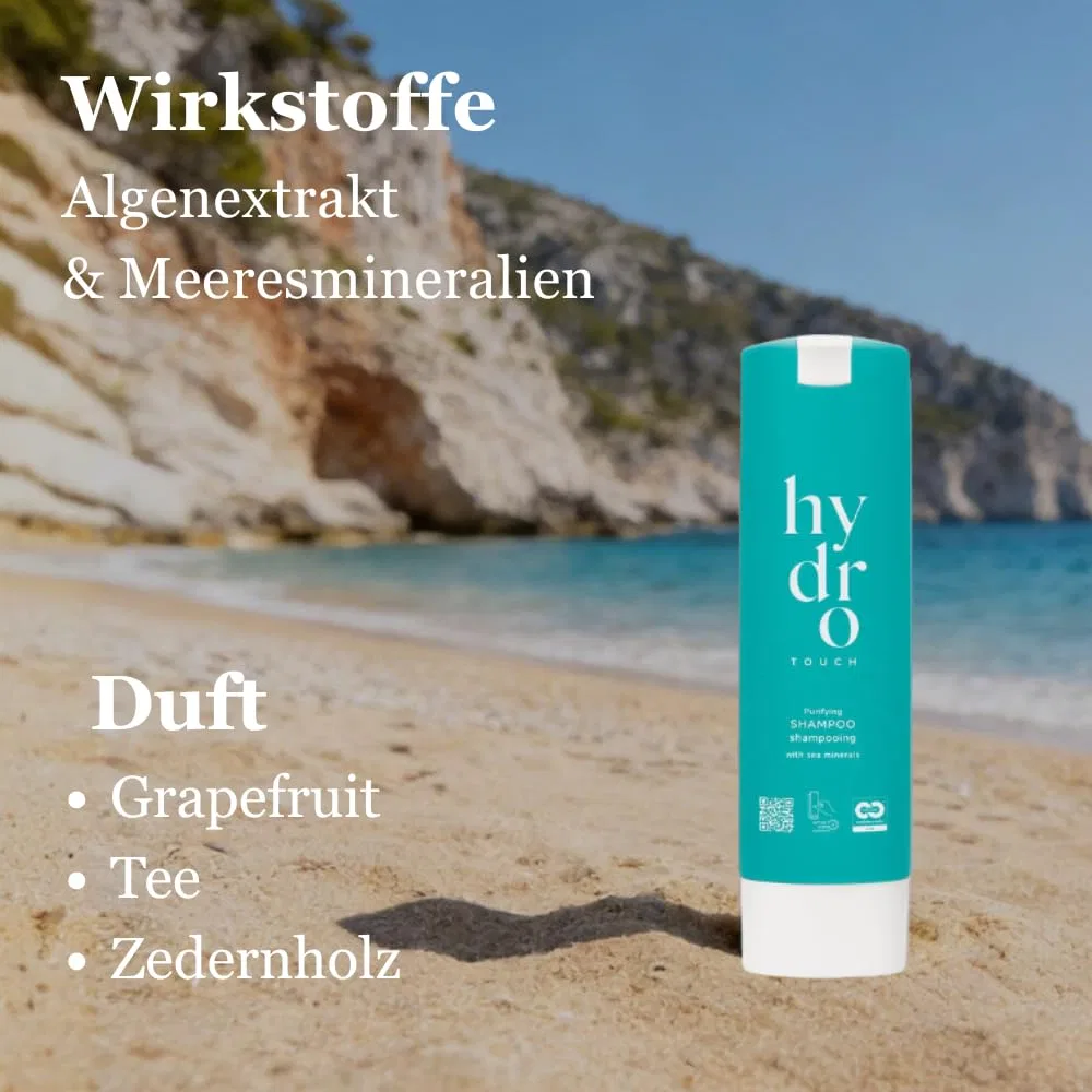 Шампунь с морскими минералами и экстрактом водорослей от ADA Cosmetics Hydro Touch — фото 4