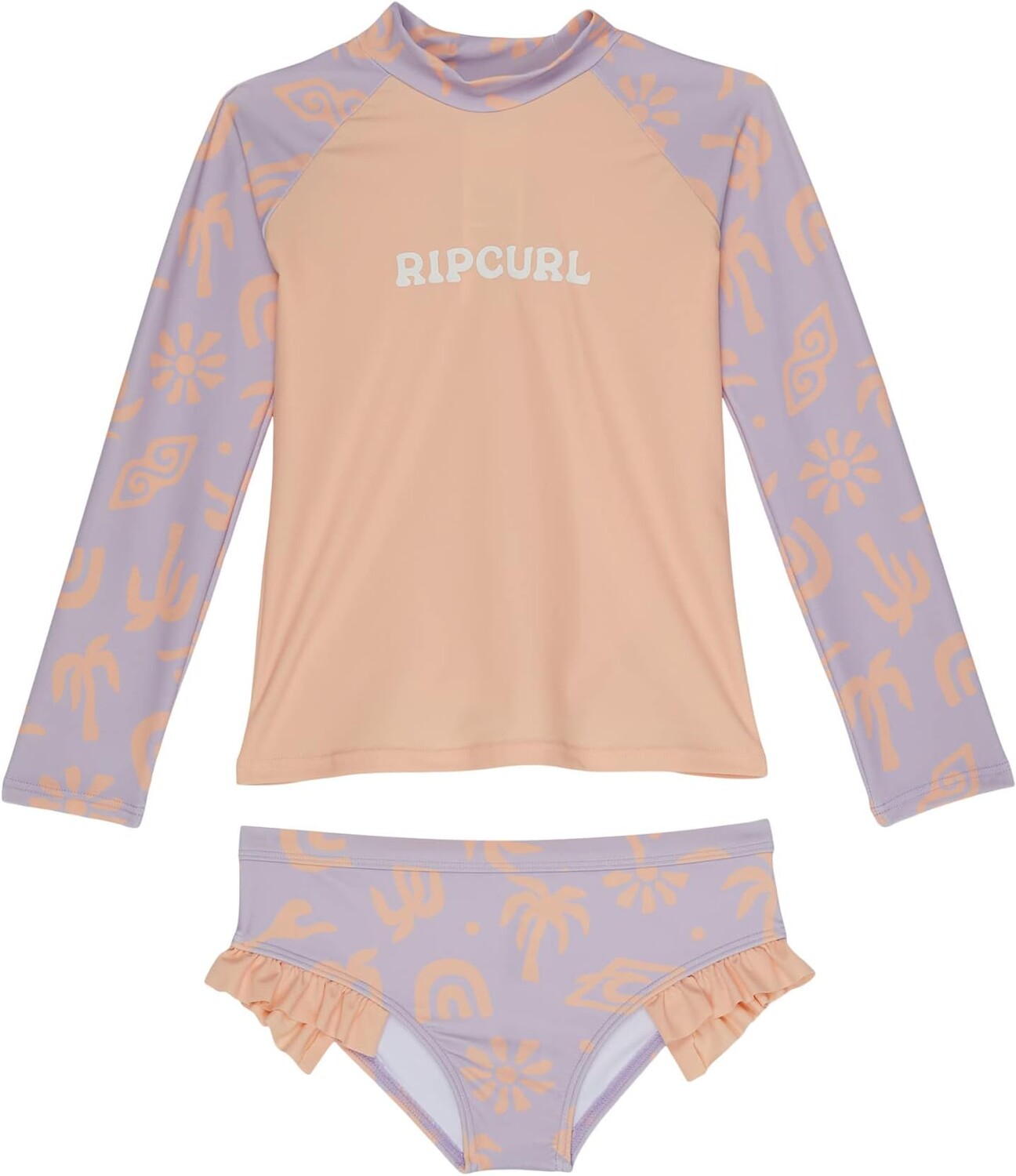 

Купальник Rip Curl Kids Low Tide Long Sleeve UV Set, цвет Lilac