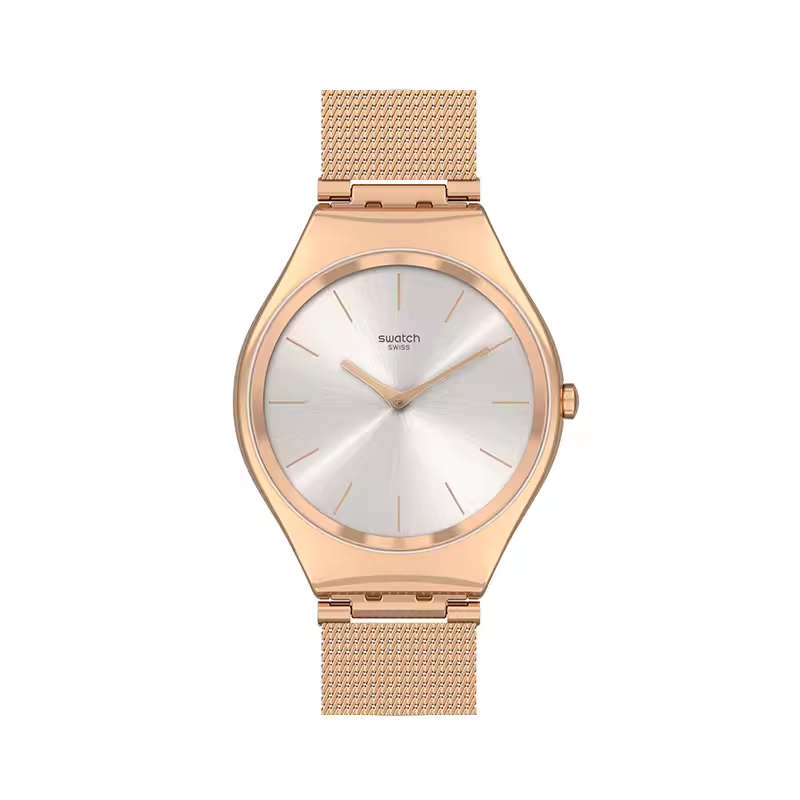 

SWATCH Часы Unisex 38mm Silver Watch SYXG120M, Silver Dial