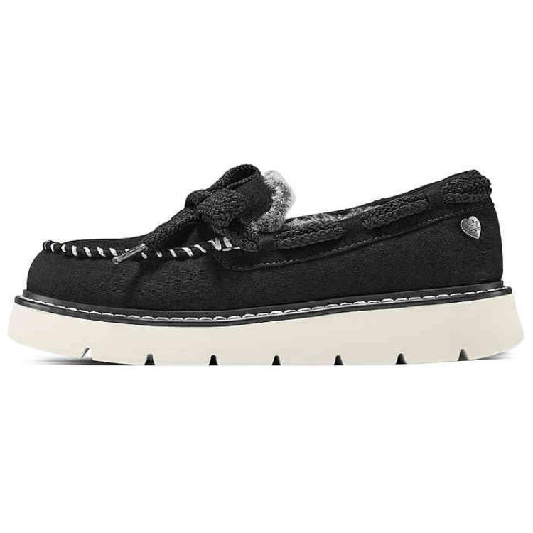 Повседневные лоферы женские черные Skechers