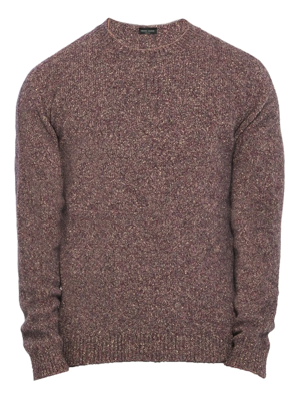 

Свитер с круглым вырезом Roberto Collina, коричневый