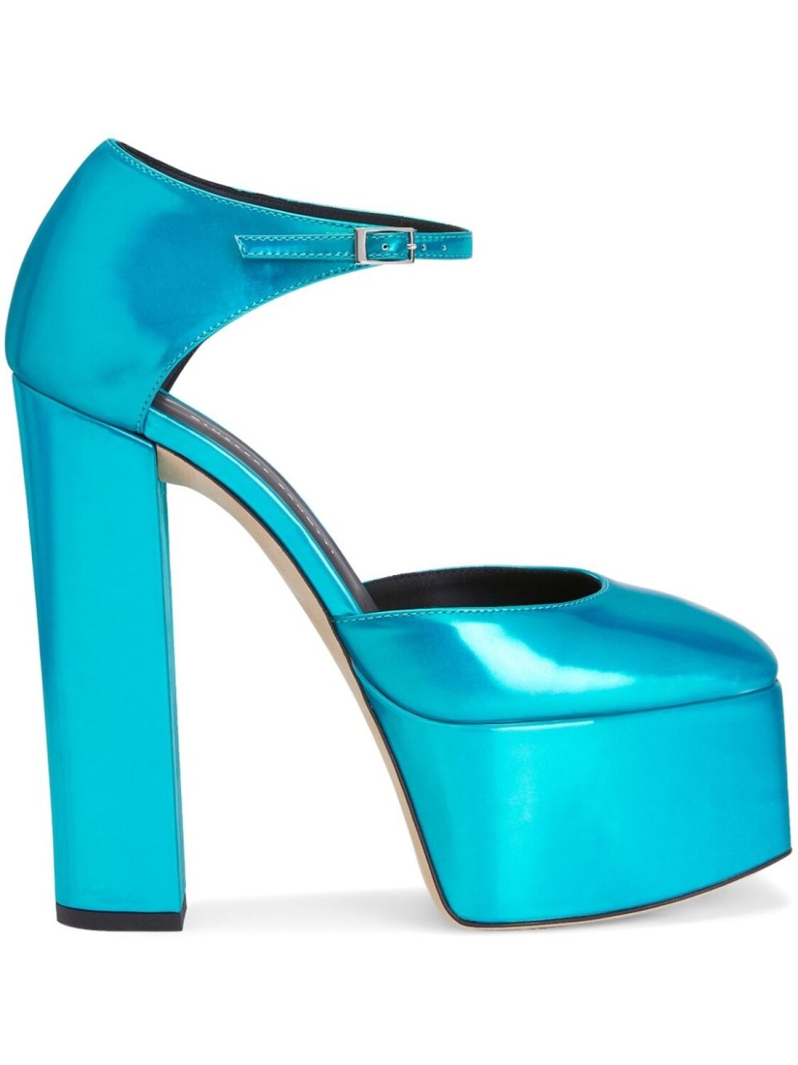 Giuseppe Zanotti туфли Bebe 150 на платформе, синий