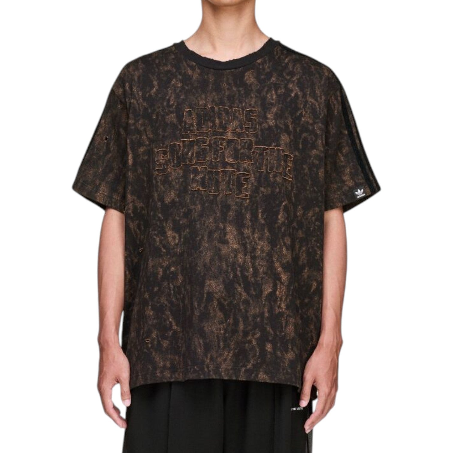 Футболка adidas x Song For The Mute 006 Logo Oversize T-Shirt ‘Black’ — фото 3