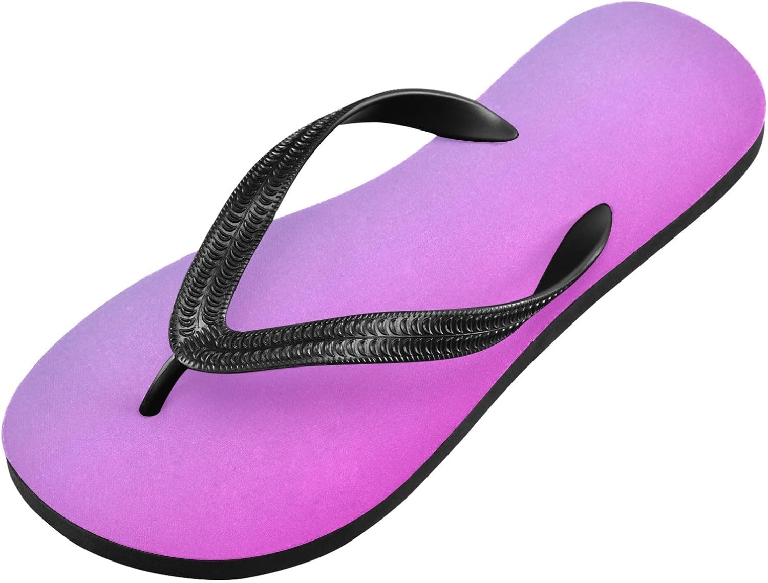 

Женские и мужские пляжные шлепанцы с фиолетово-синим градиентом, резиновые, с противоскользящей подошвой, для летнего отдыха и прогулок Sinestour