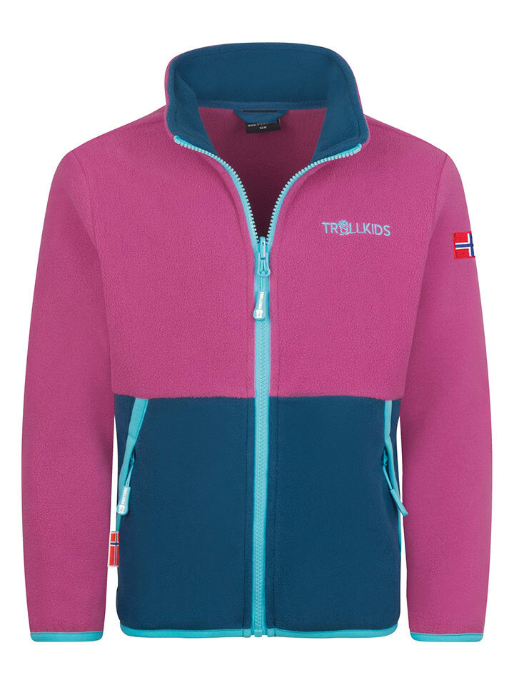 Куртка Trollkids Kjerag, цвет pink/blau — фото 4