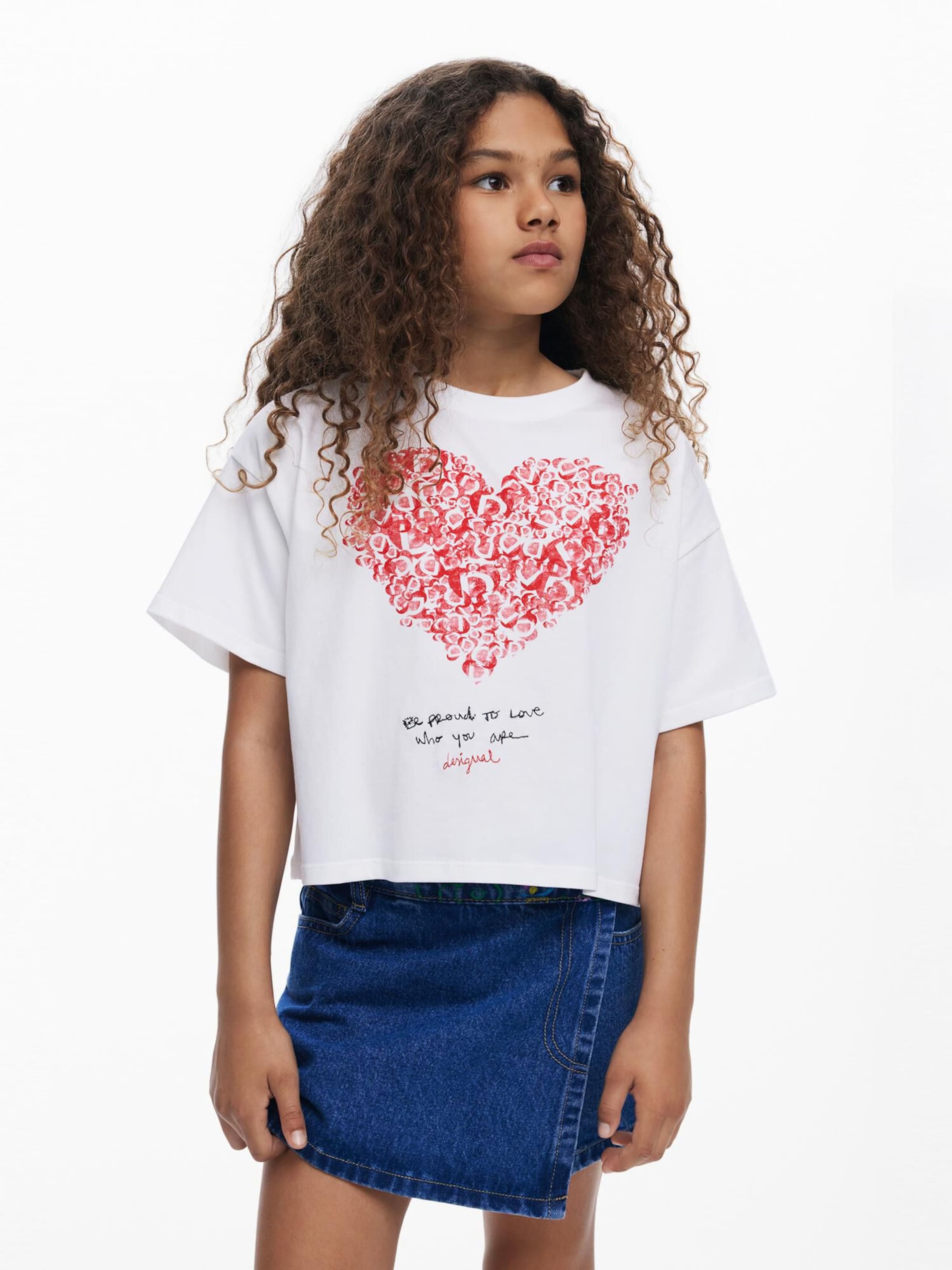Desigual Футболка 'Minime' в белом цвете — фото 3
