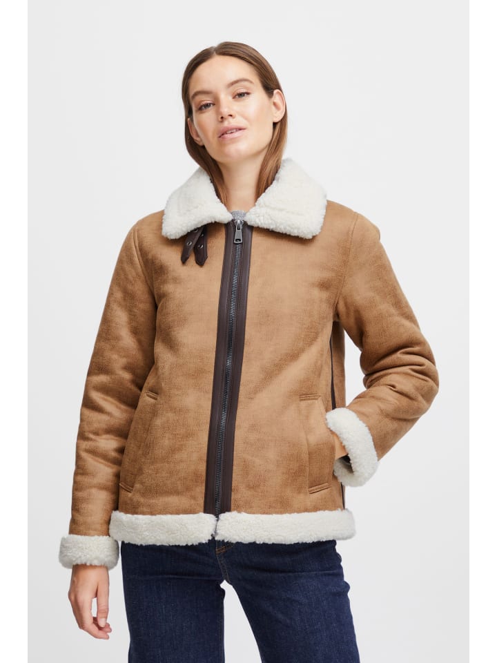 

B. young Куртка BYASANNE свободного кроя, цвет «Жареный кокос»