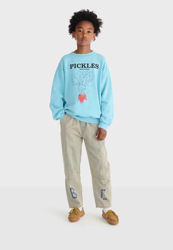 Толстовка с изображением пучка овощей Bobo Choses, Light Blue