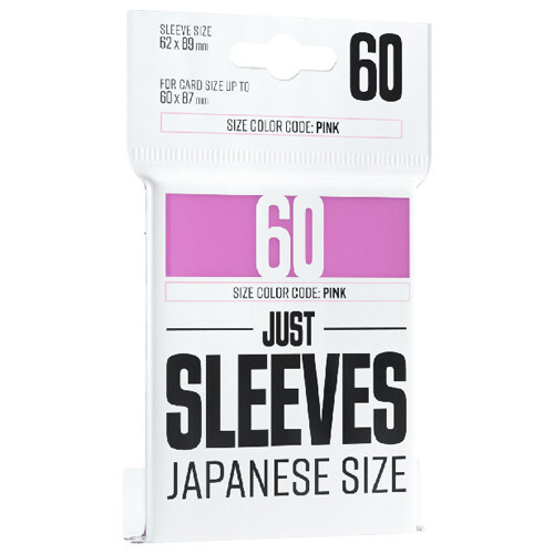 

Аксессуары Gamegenic Just Sleeves: Japanese Size - Pink (60)