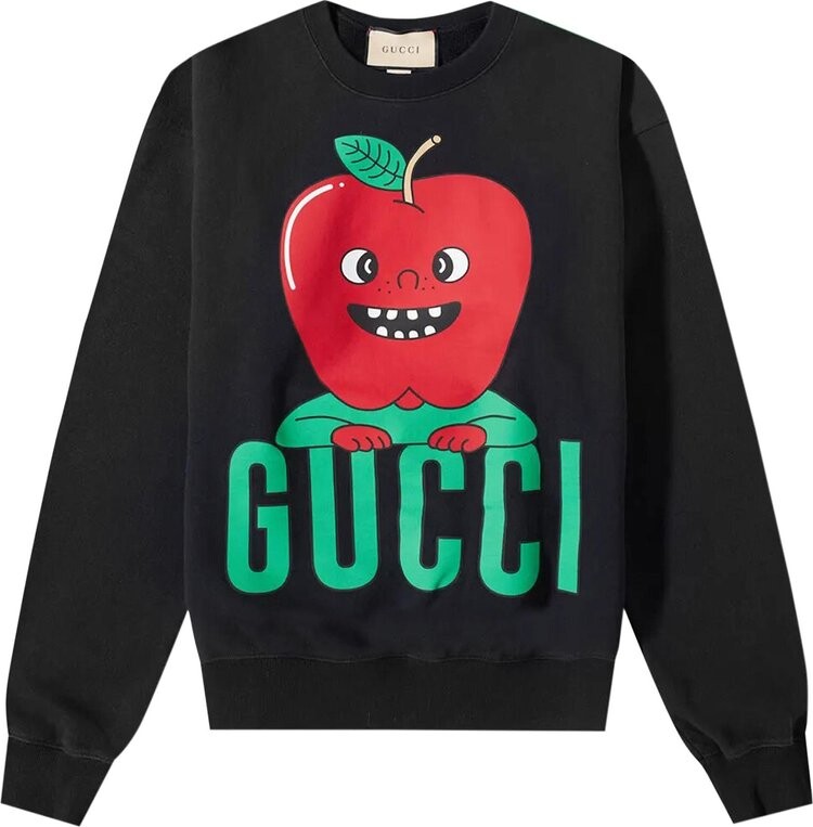 

Толстовка Gucci Pablo Delcielo Crew Neck Sweat 'Black', черный
