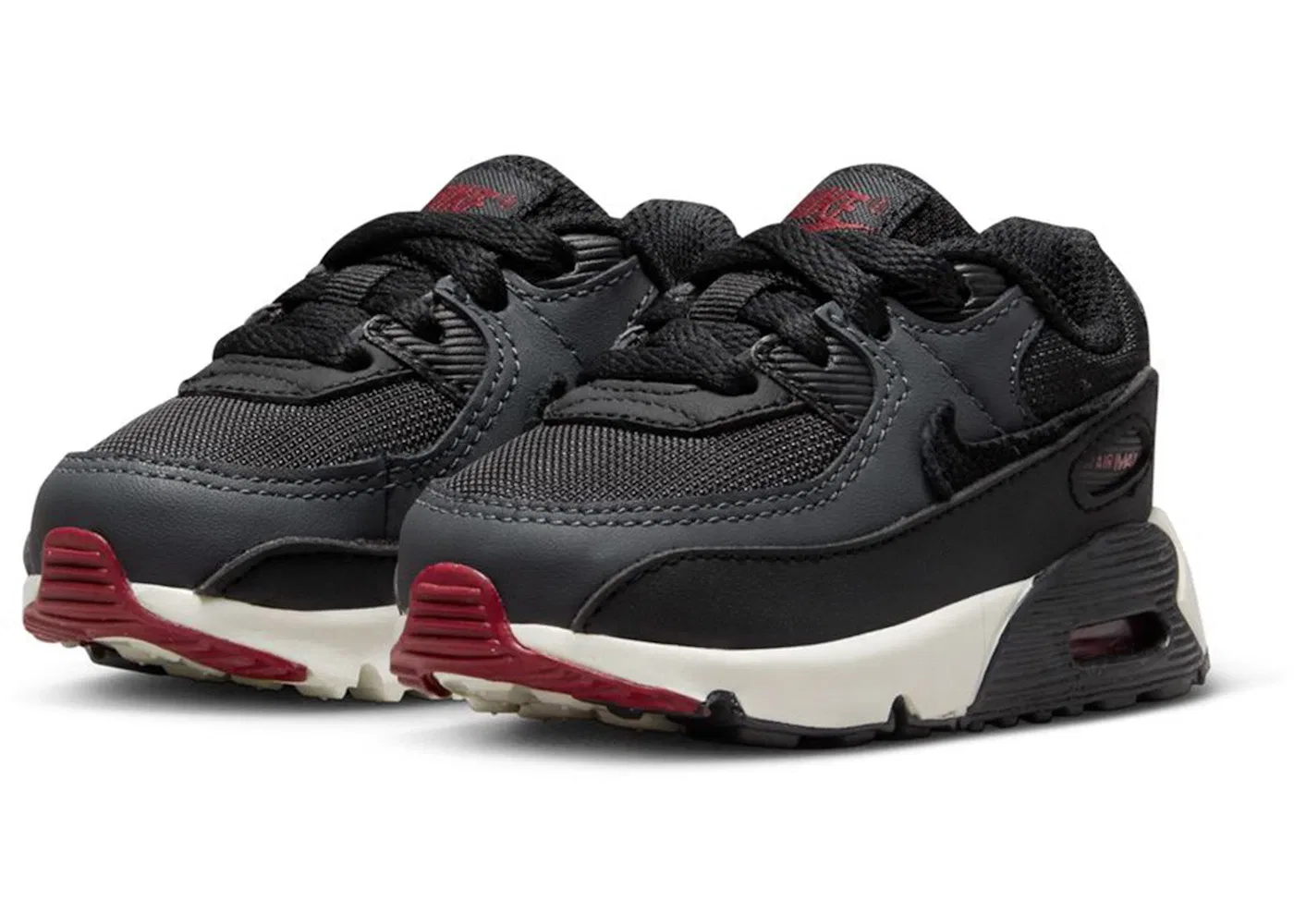 Детские кроссовки Lifestyle с технологией Air Max Nike Air Max 90 LTR Nike, Anthracite/Black-Team Red-Summit White — фото 2