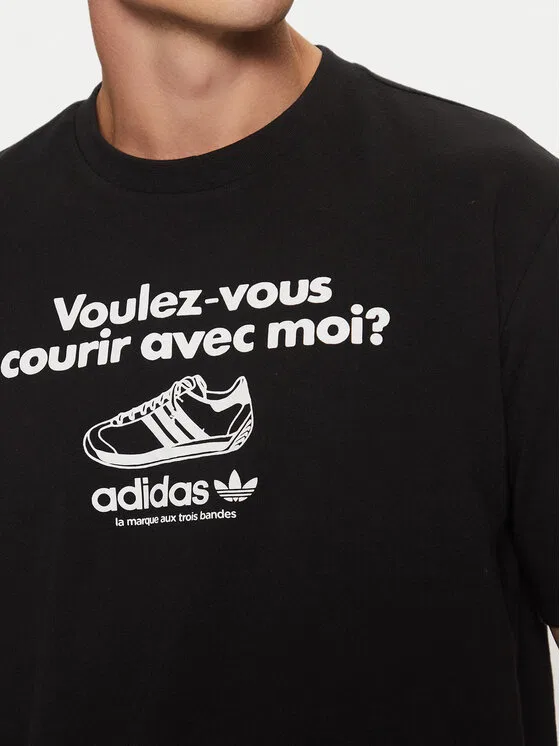 Футболка regular fit Graphic Tee Adidas, черный — фото 4