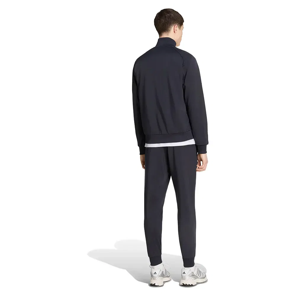 Мужской спортивный костюм с принтом Tech Trefoil Essentials Track Set Adidas Originals, Black — фото 2