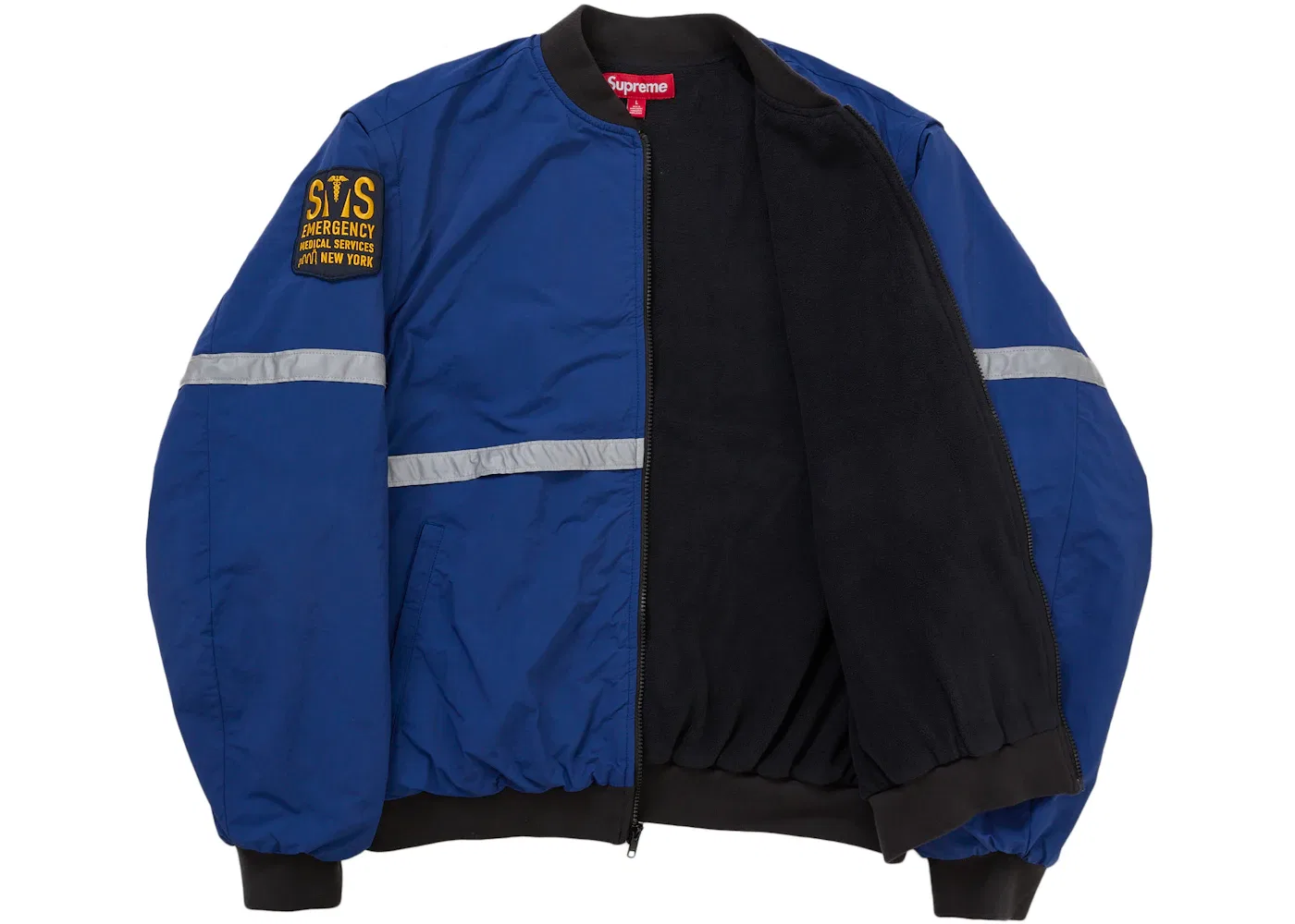 Мужская куртка с отстегивающимися рукавами и светоотражающей полосой Jacket Supreme, Navy — фото 2