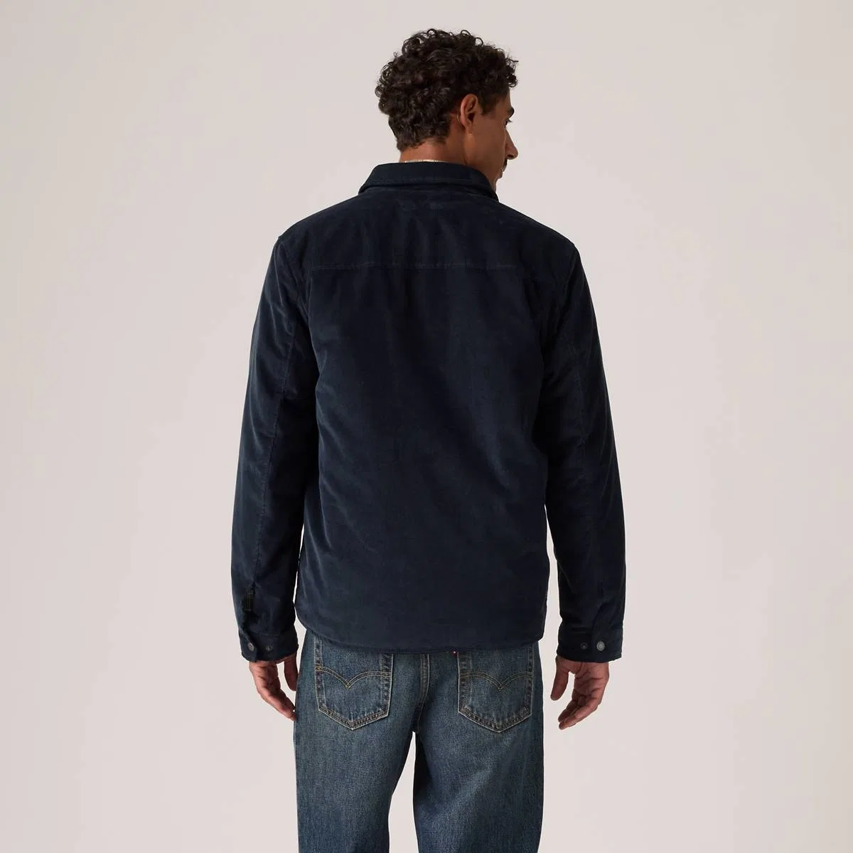 Вельветовая рубашка Levi's, Outerspace - Black — фото 4