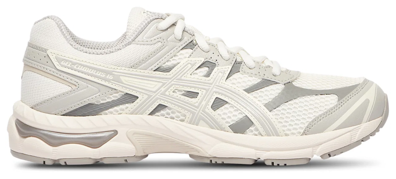 Детские кроссовки для мальчиков с технологией GEL ASICS GEL-Cumulus 16, Oyster Grey Cream