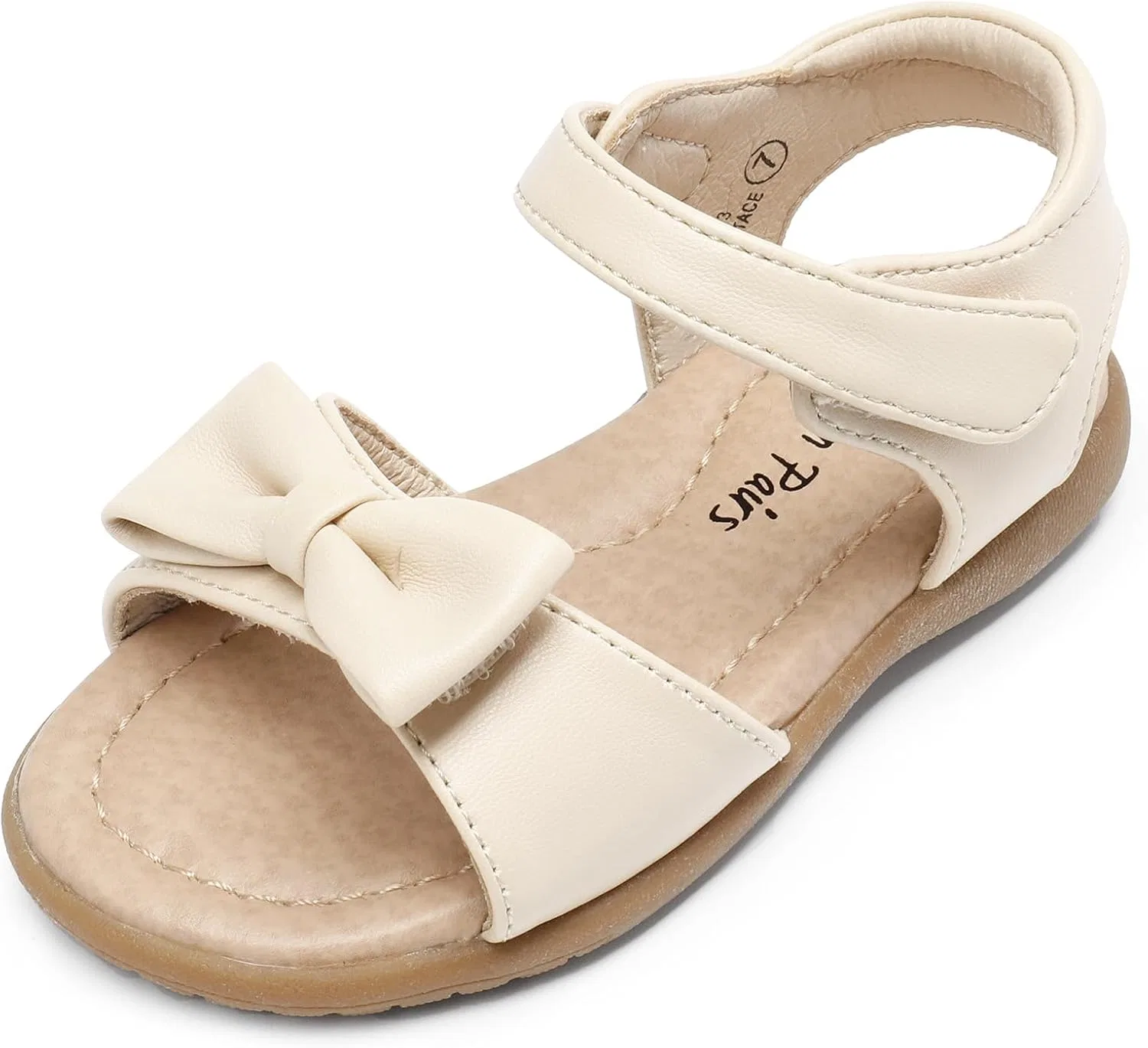 Детские сандалии для девочек с бантом DREAM PAIRS, White