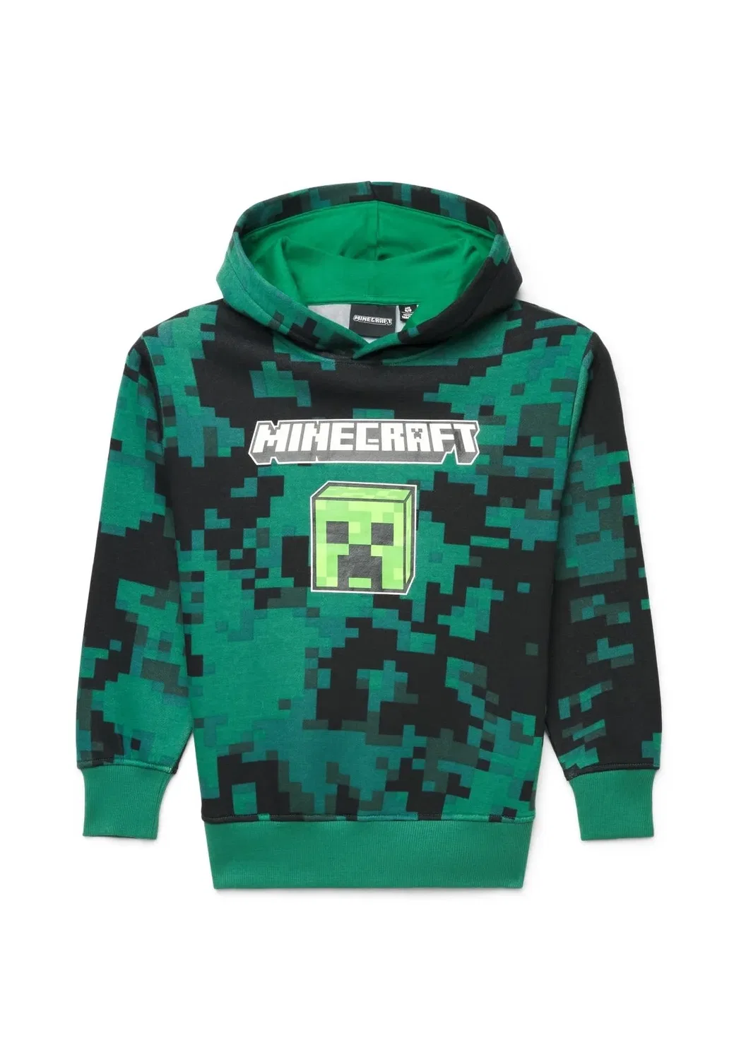 Felpa con cappuccio minecraft галстук-краситель - толстовка с капюшоном Terranova, Var Verde