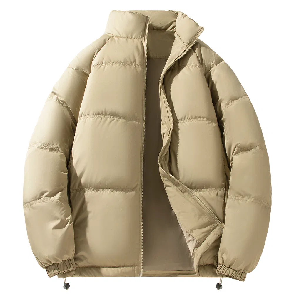 Детский пуховик со стоячим воротником утепленный MINISO, Khaki