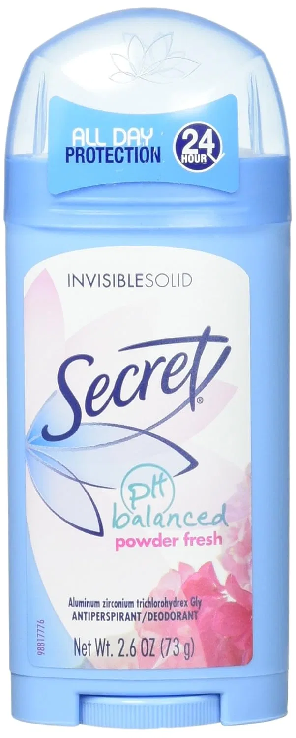 Антиперспирант-дезодорант твердый Secret Invisible Solid, 2 шт, 147 г, Berry